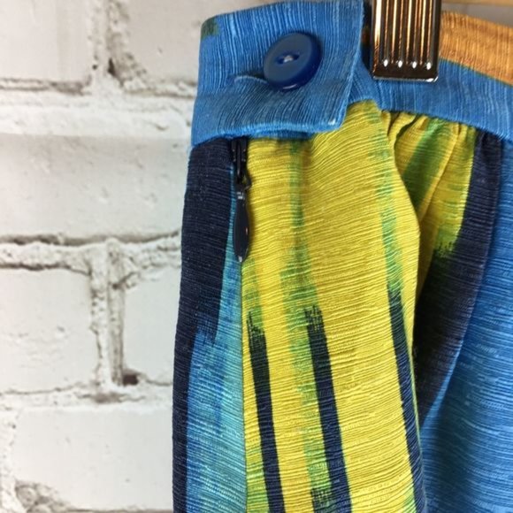 Madewell Eliot Silk Blend Watercolor Mini Skirt - Picture 3 of 6